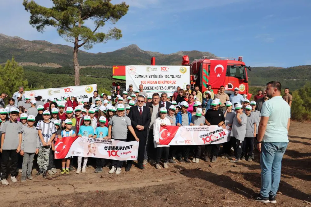 Cumhuriyetin 100. yılında 100 fidan yetişecek