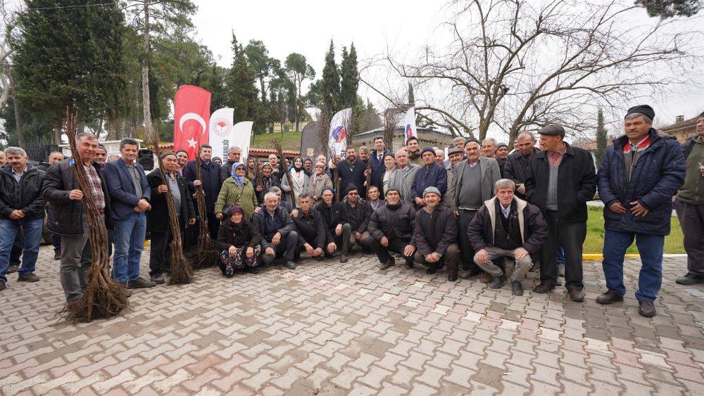 Büyükşehir’den üreticilere meyve fidanı desteği