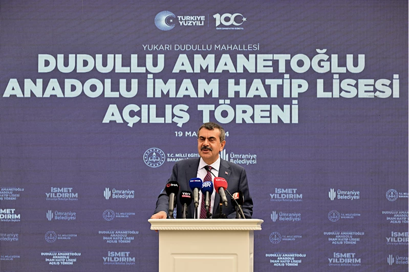 Dudullu Amanetoğlu Anadolu İmam Hatip Lisesi açıldı