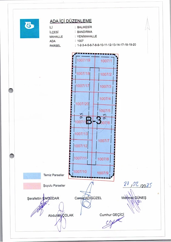 Yenimahalle 1007 Ada İçi Düzenlemesi
